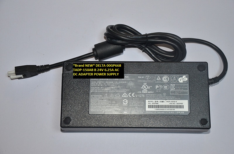 *Brand NEW*DELTA 24V 6.25A 00GP668 TADP-150AB B AC DC ADAPTER POWER SUPPLY